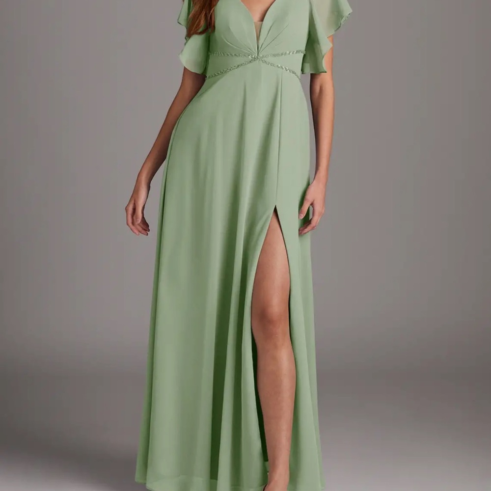 Azazie Bridesmaids Dress - Dusty Sage